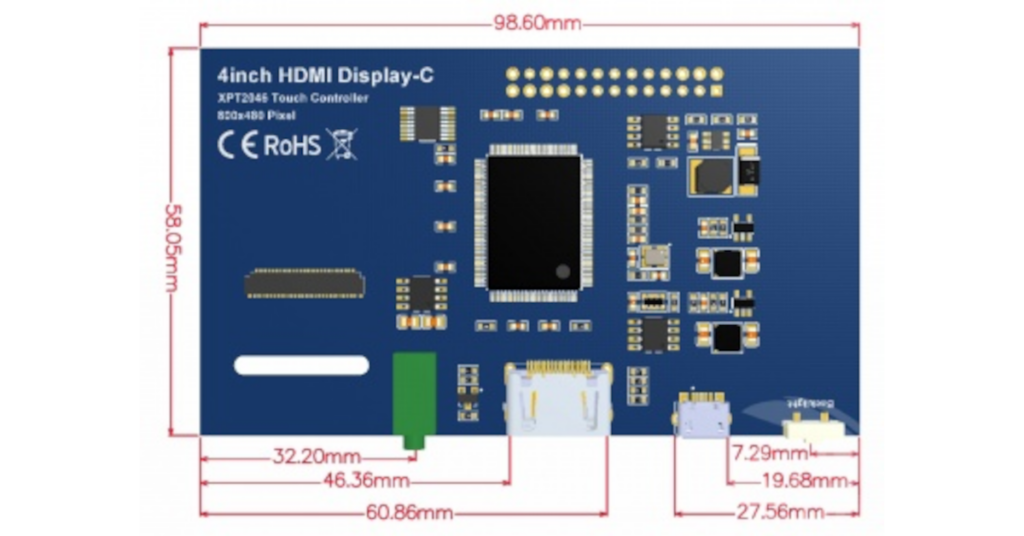 4 inch HDMI LCD Display